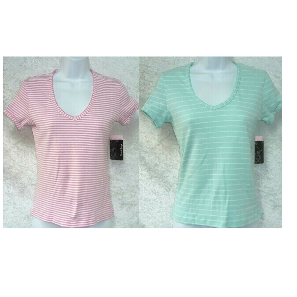 Women's Steve & Barry's Top Stretch Striped size S NEW